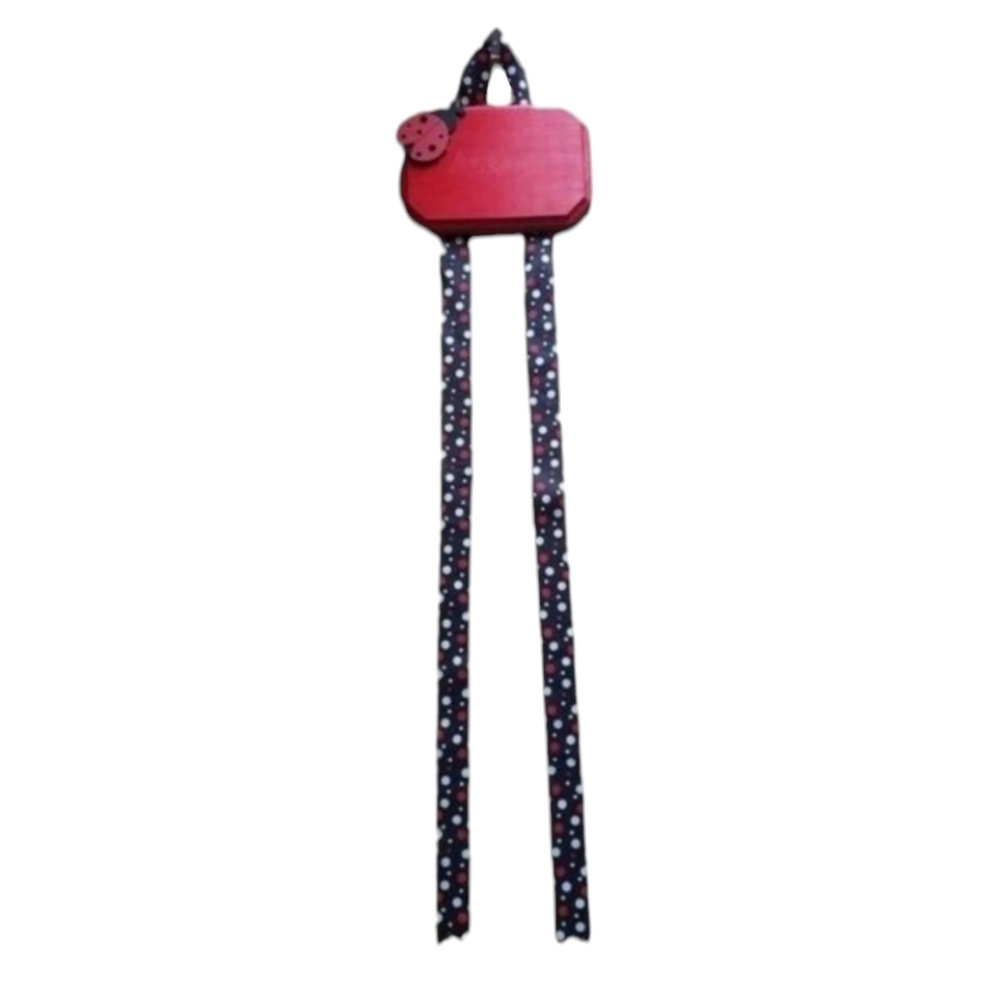 Hair Bow ladybug Hanging holder